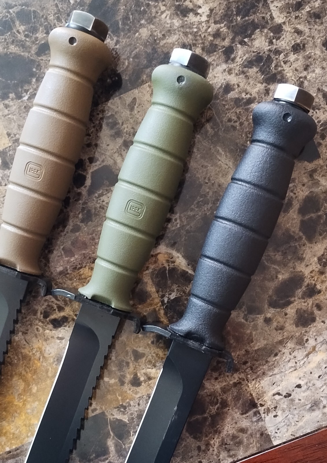 ! Glock Field Knife MODIFICATION SERVICE Steel Hammer Pommel Breaker Cap 81 78