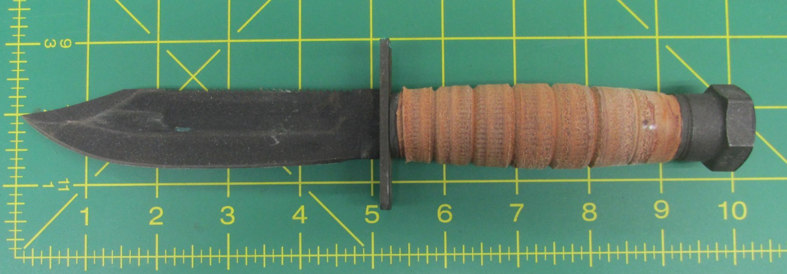 Genuine U.S. Military Ontario Jet / Helicopter Pilot Survival Knife Dated 3-11