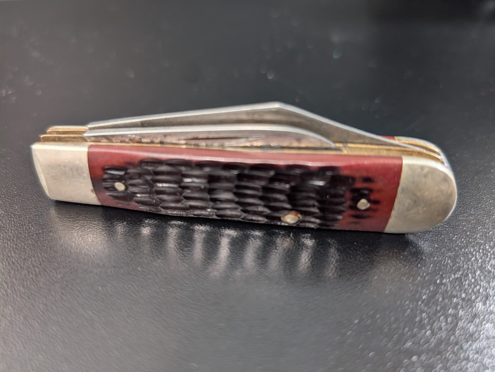Case XX 6235 1/2 Swell End «slick» bone handle Jack Knife manufactured 1965-1969