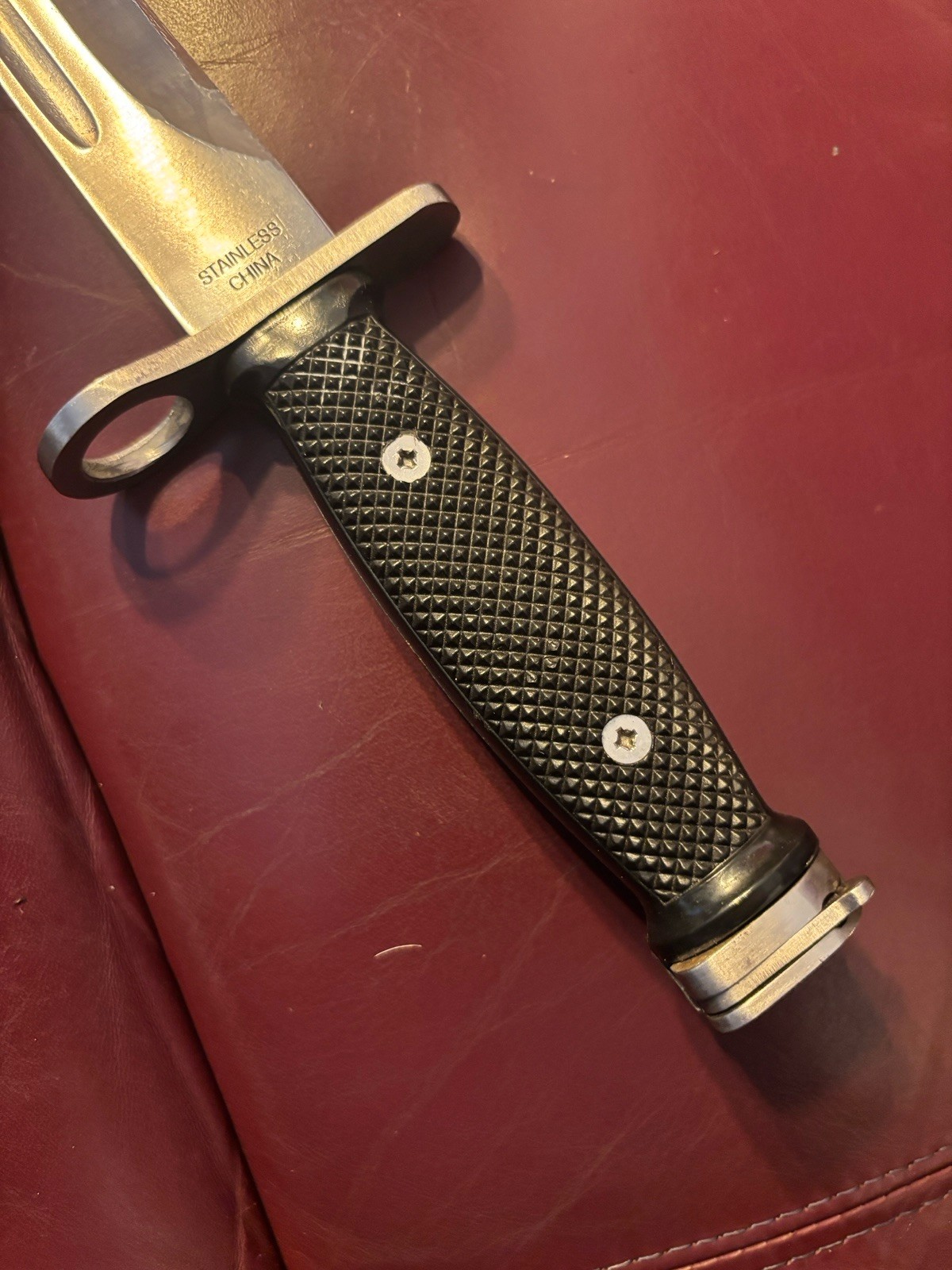 US military combat fixed blade knife Replica In Excellent Condition With Sheath