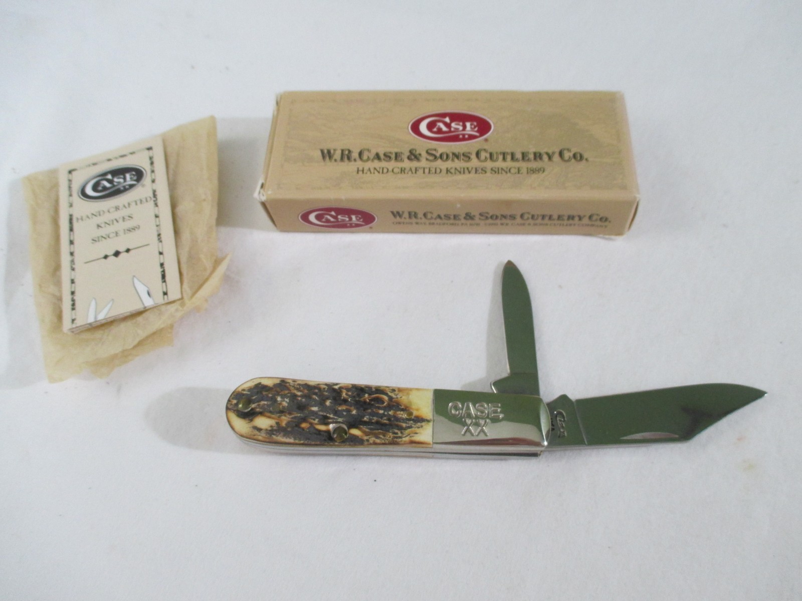 Case XX 1998 Stag Barlow Knife 52009 1/2 SS, Item 01723