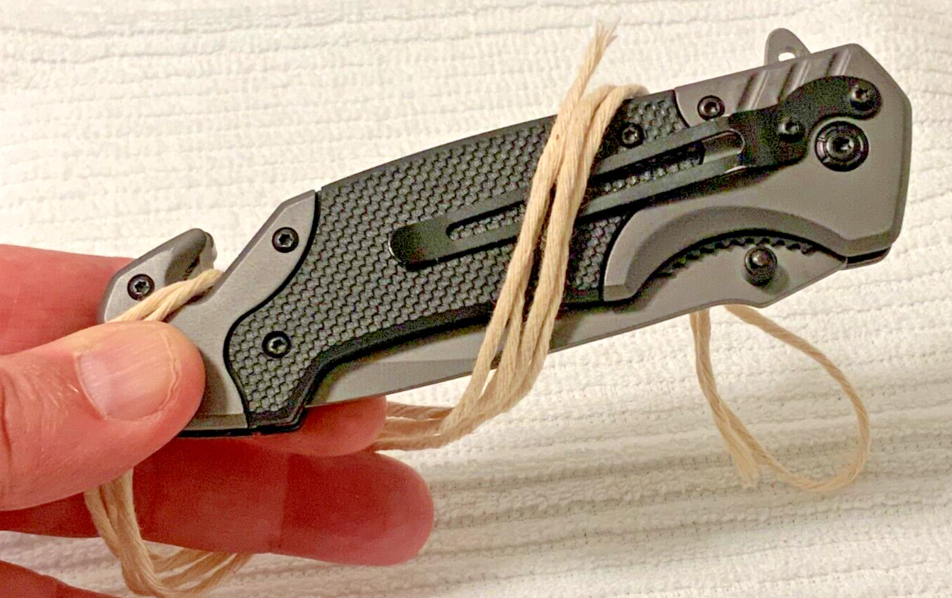 9′ BLACK COBRA KA COMBAT TAC PROTECTION KNIFE (EDC)