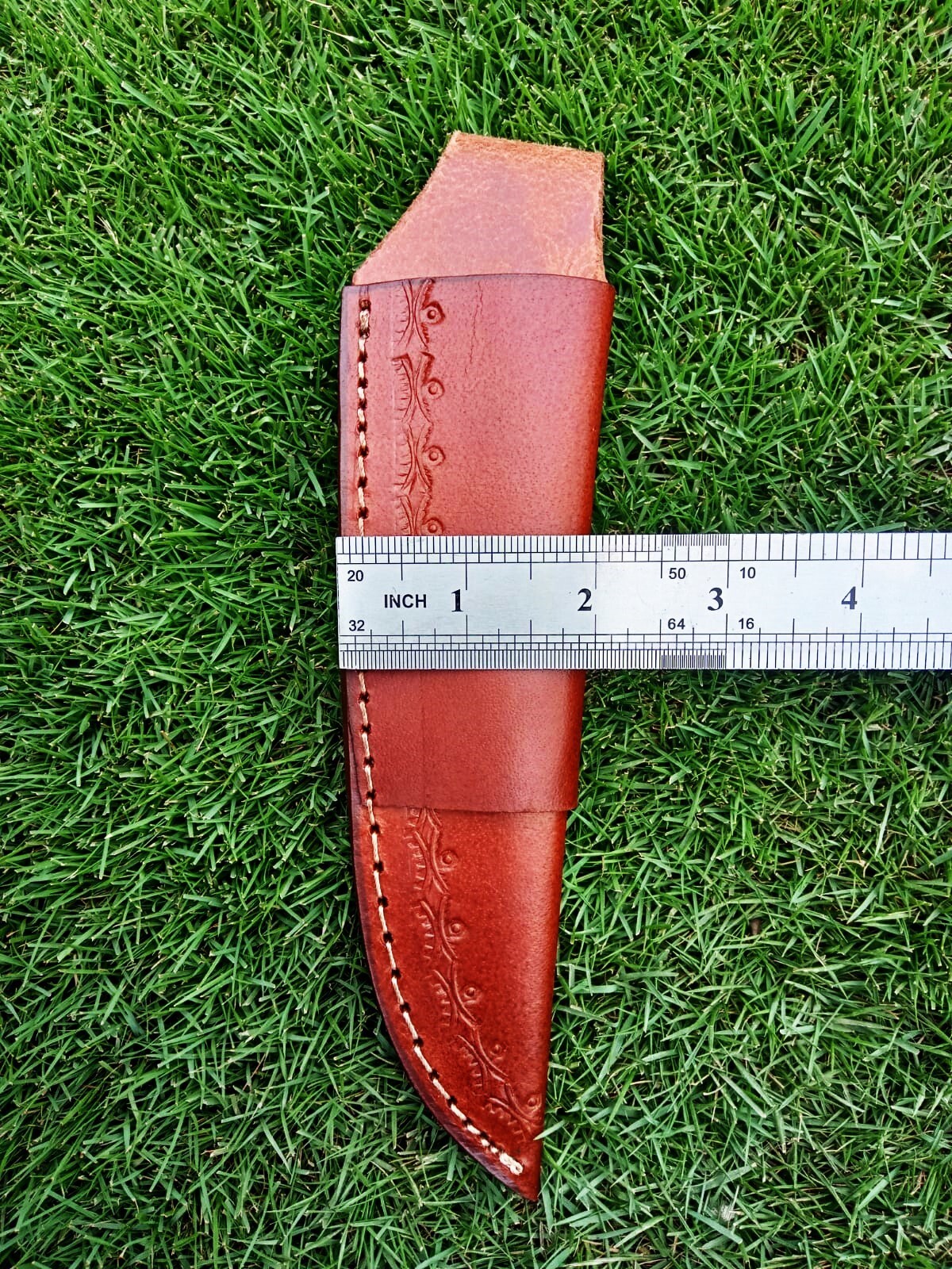 9’handmade fixed blade knife sheath hunting skinner blade knife leather sheath