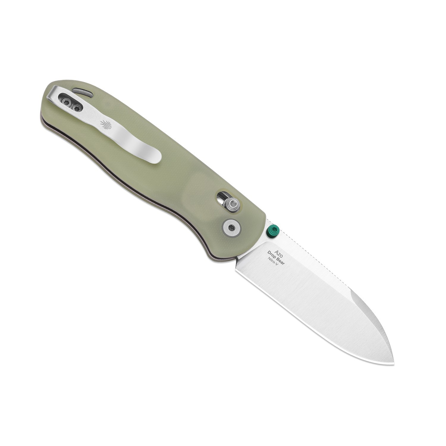 Kizer Drop Bear Folding Pocket Knife Nitro-V Blade GID G10 Handle V3619A20