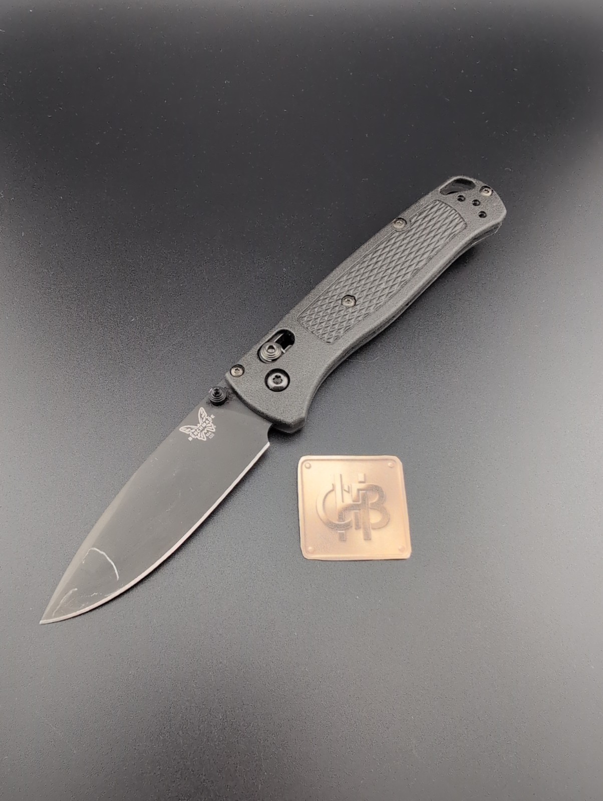 Benchmade – 535BK Bugout S30V Black Plain Blade Black Handles – BS-152