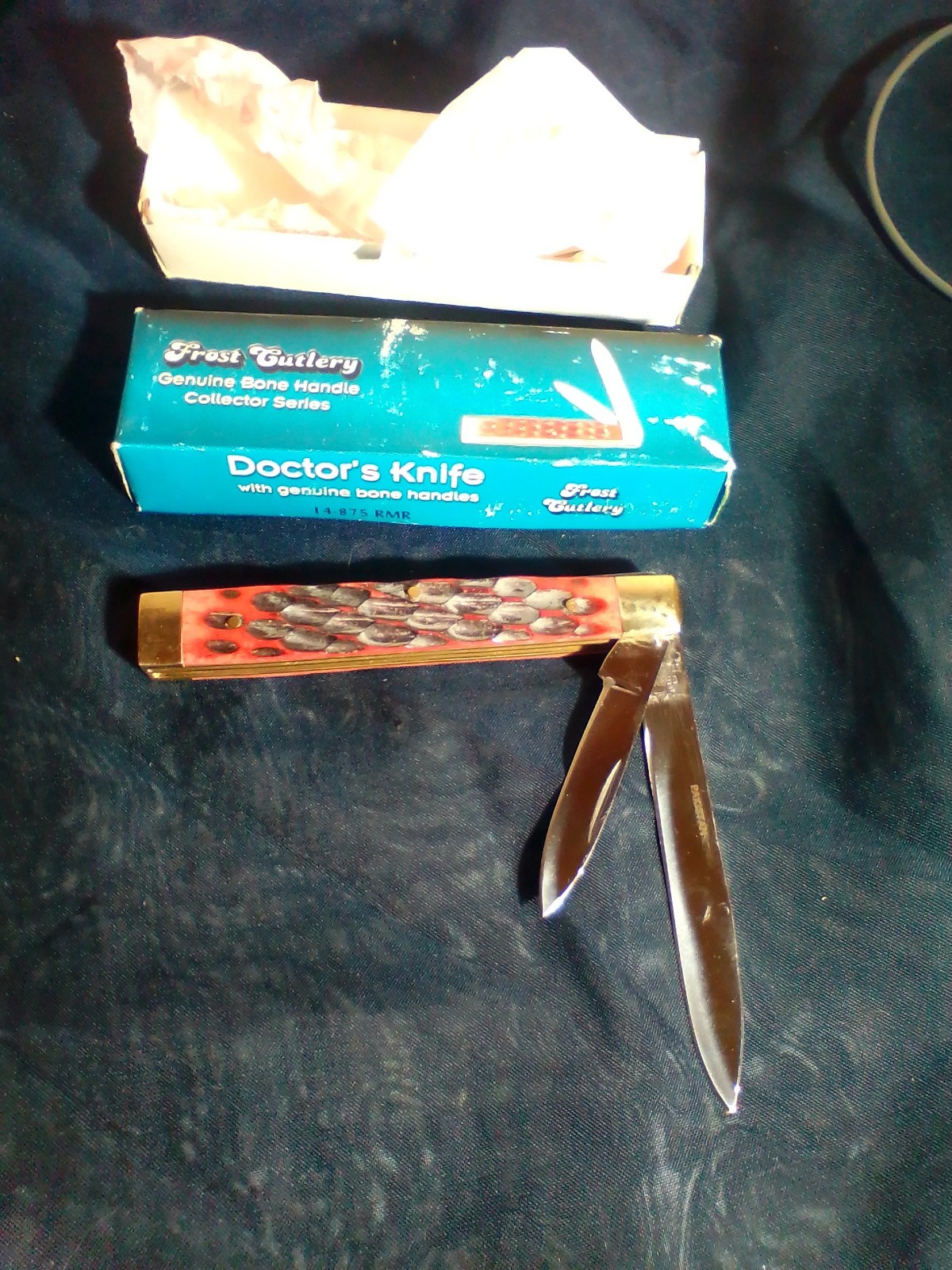 Frost Cutlery Doctor’s Knife Genuine Bone Handle German Stainless Original Box