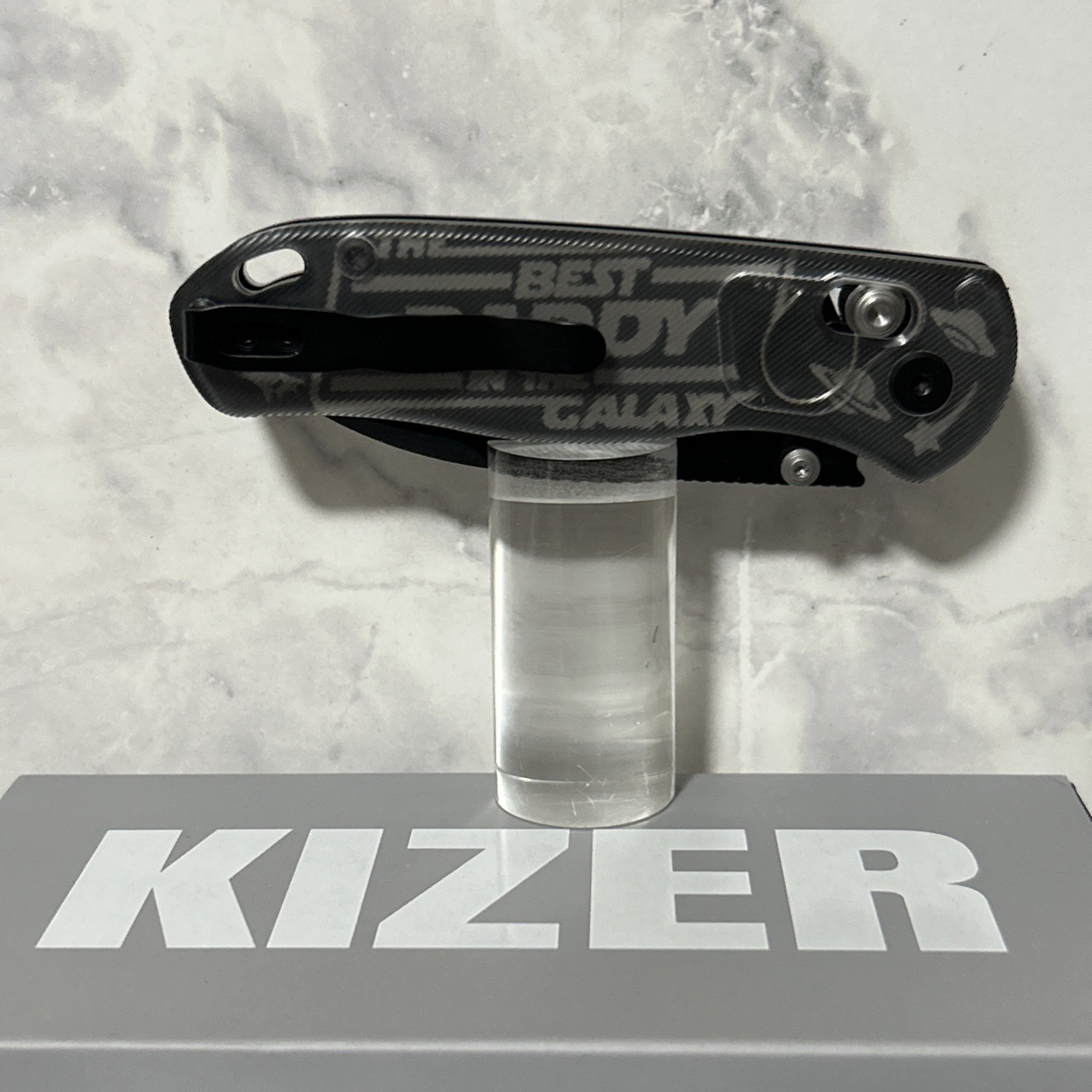 Kizer Drop Bear EDC The Best Daddy In The Galaxy New In Box