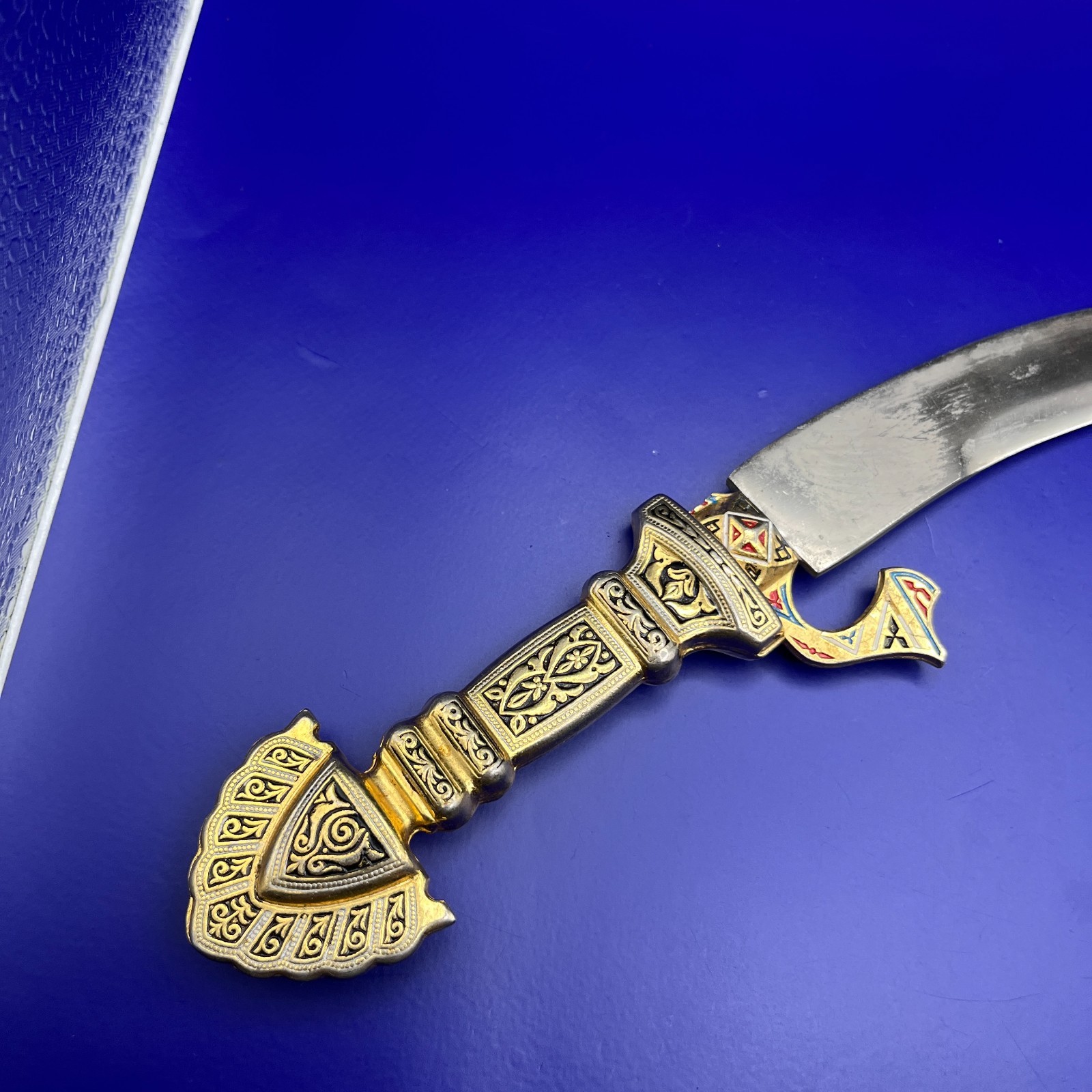 Toledo Spain Decorative Scimitar Sword
