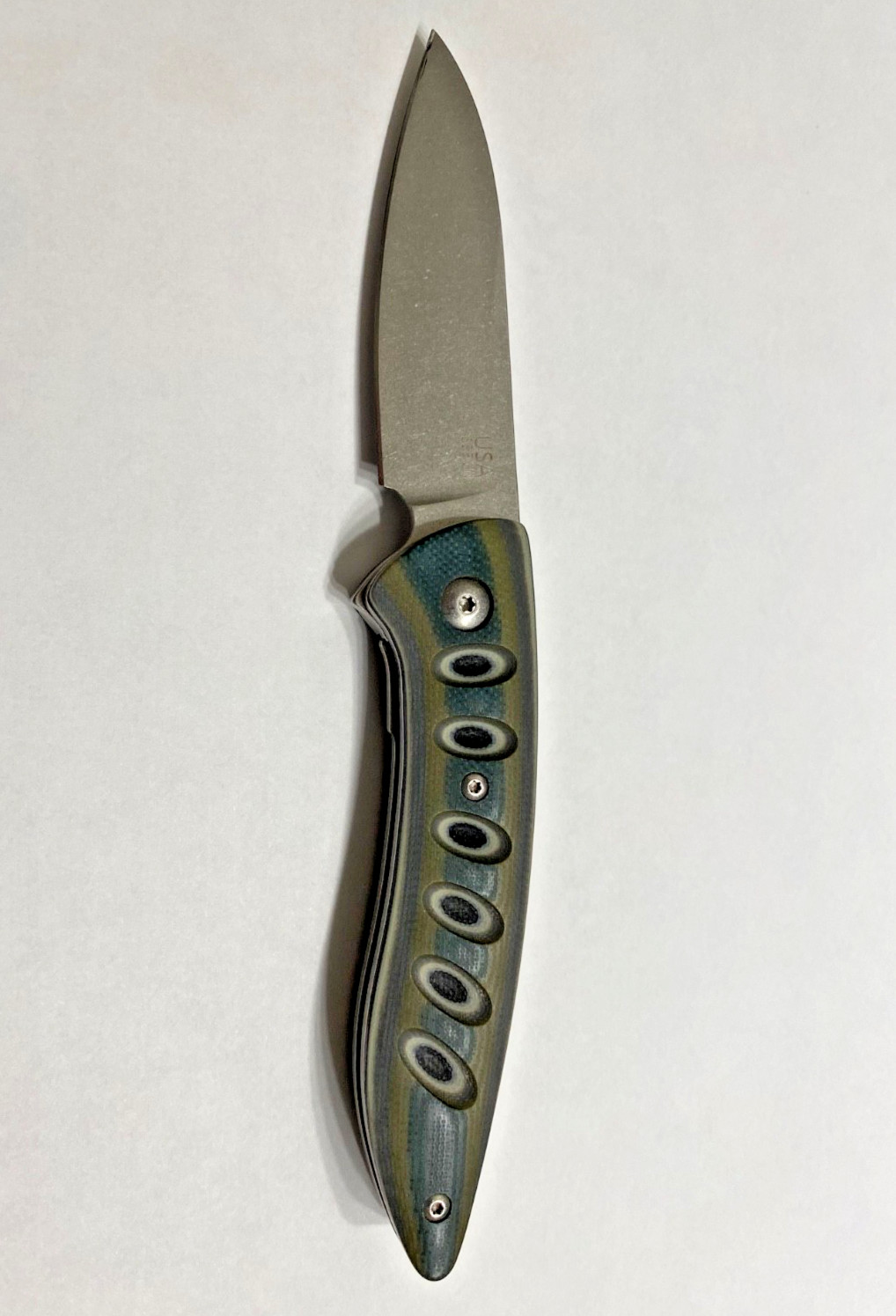 New West KnifeWorks Glory Folder Pocket Knife Lichen