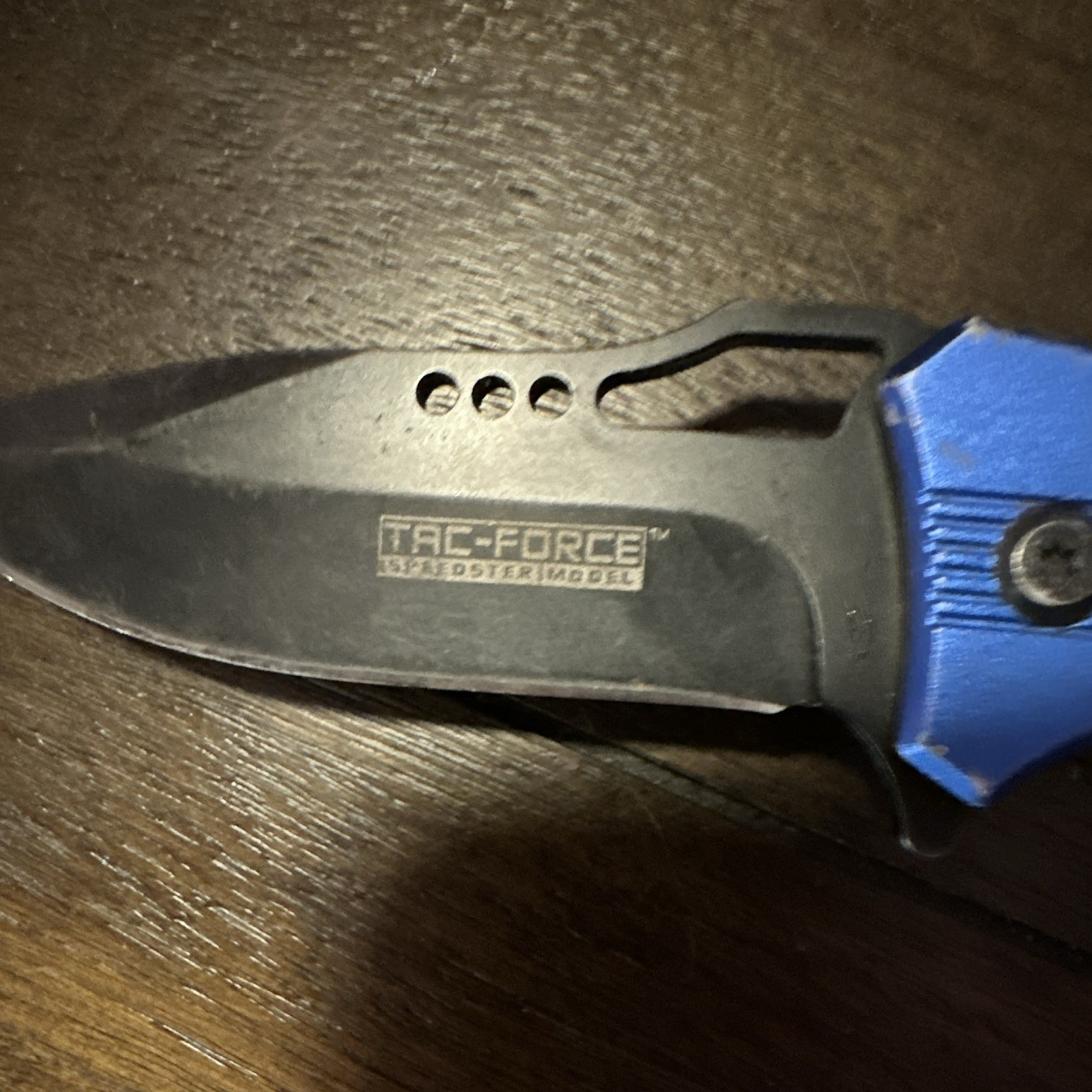 Tac-Force Stallster Manual Folding Pocketknife Drop Point Plain 2.76-4in Blue