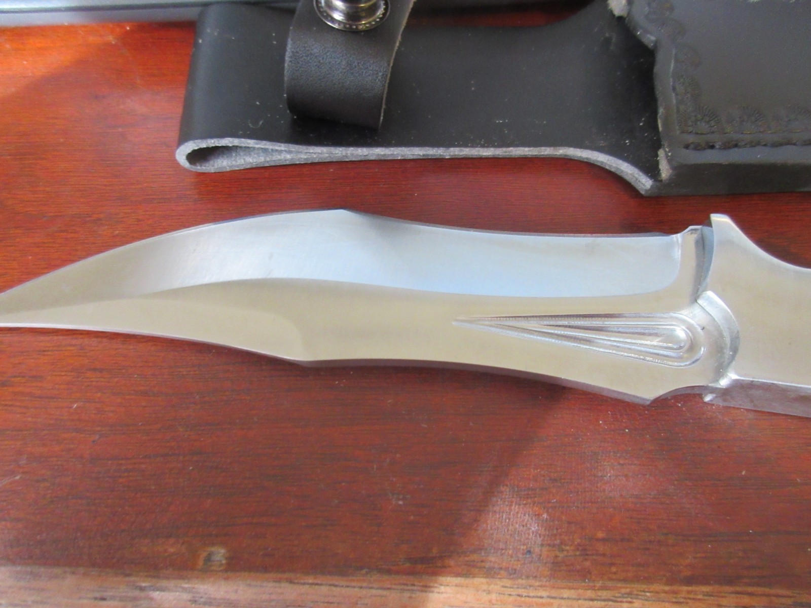 Hunting Knife Unbranded Fixed Blade, w/sheath (Reproduction)