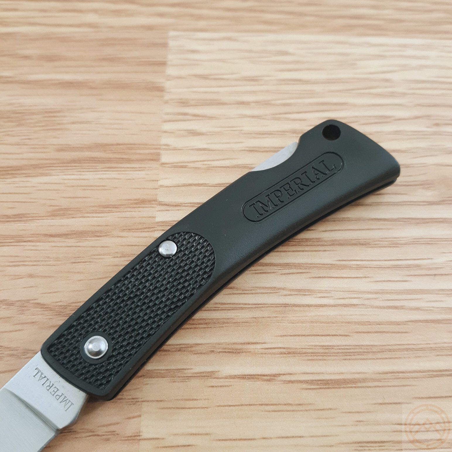 Schrade Imperial Folding Knife 2.25″ Stainless Steel Blade Black Plastic Handle
