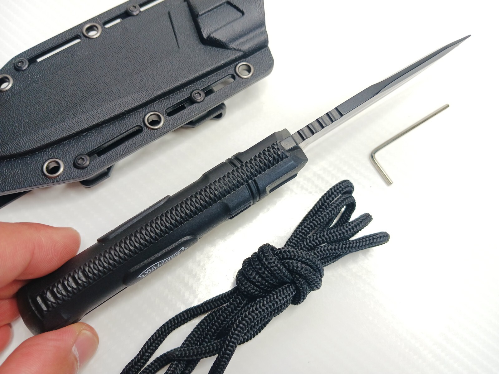 Walther BackUp Knife Vertical Horizontal Conceal Carry Mount Sheath Fixed Blade