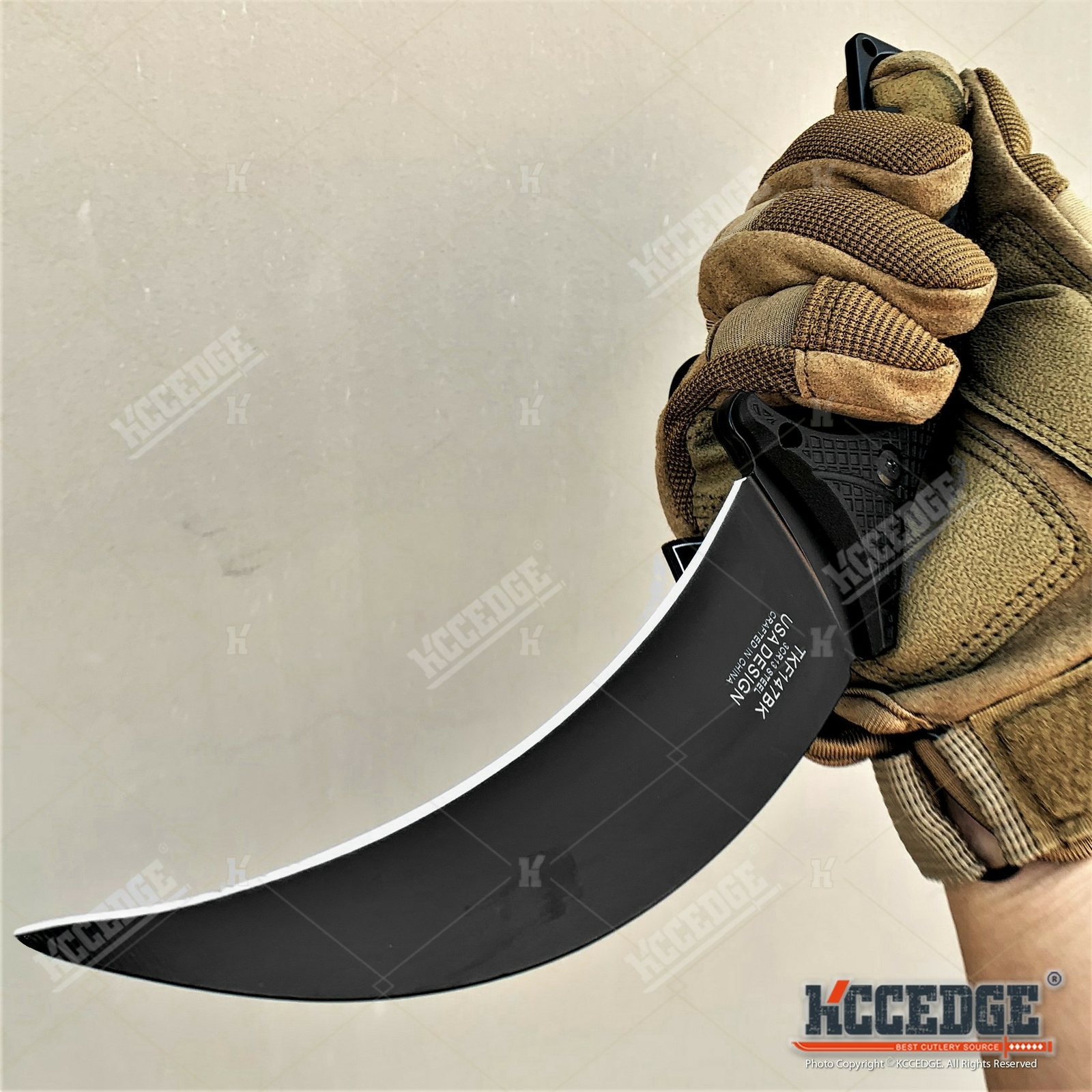 9″ Full Tang Fixed Blade Knife Tactical Karambit Survival Knives
