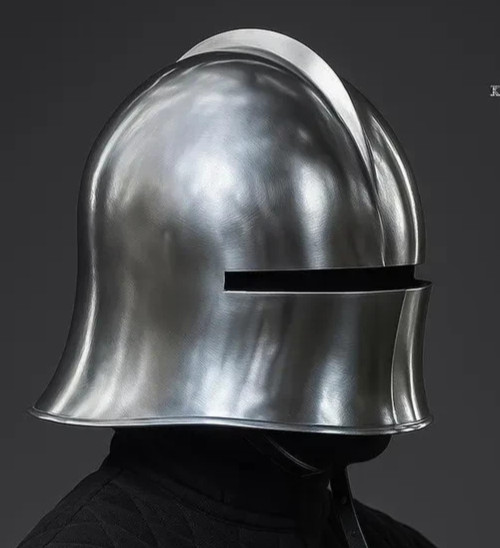 Medieval Steel Knight German Sallet Helmet Warrior Gothic Helmet-Larp, Cosplay