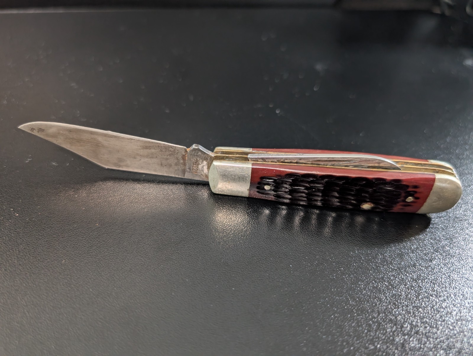 Case XX 6235 1/2 Swell End «slick» bone handle Jack Knife manufactured 1965-1969