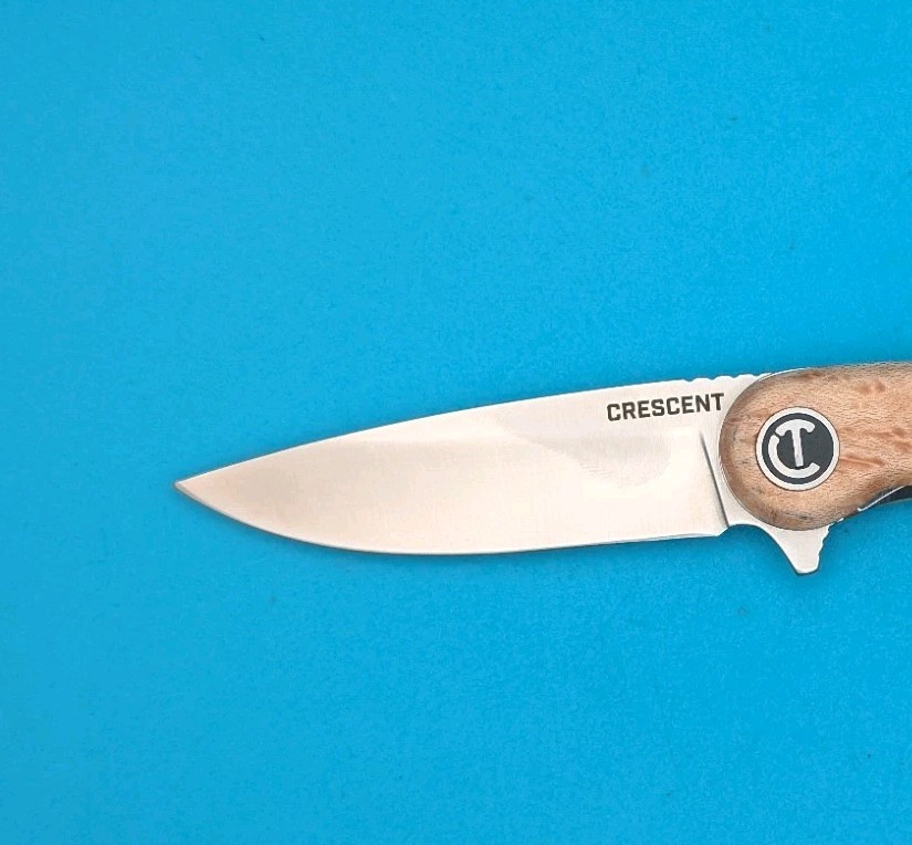Crescent 3-1/4In Drop Point Aluminum Handle Pocket Knife CPK325A 3.25″ Used