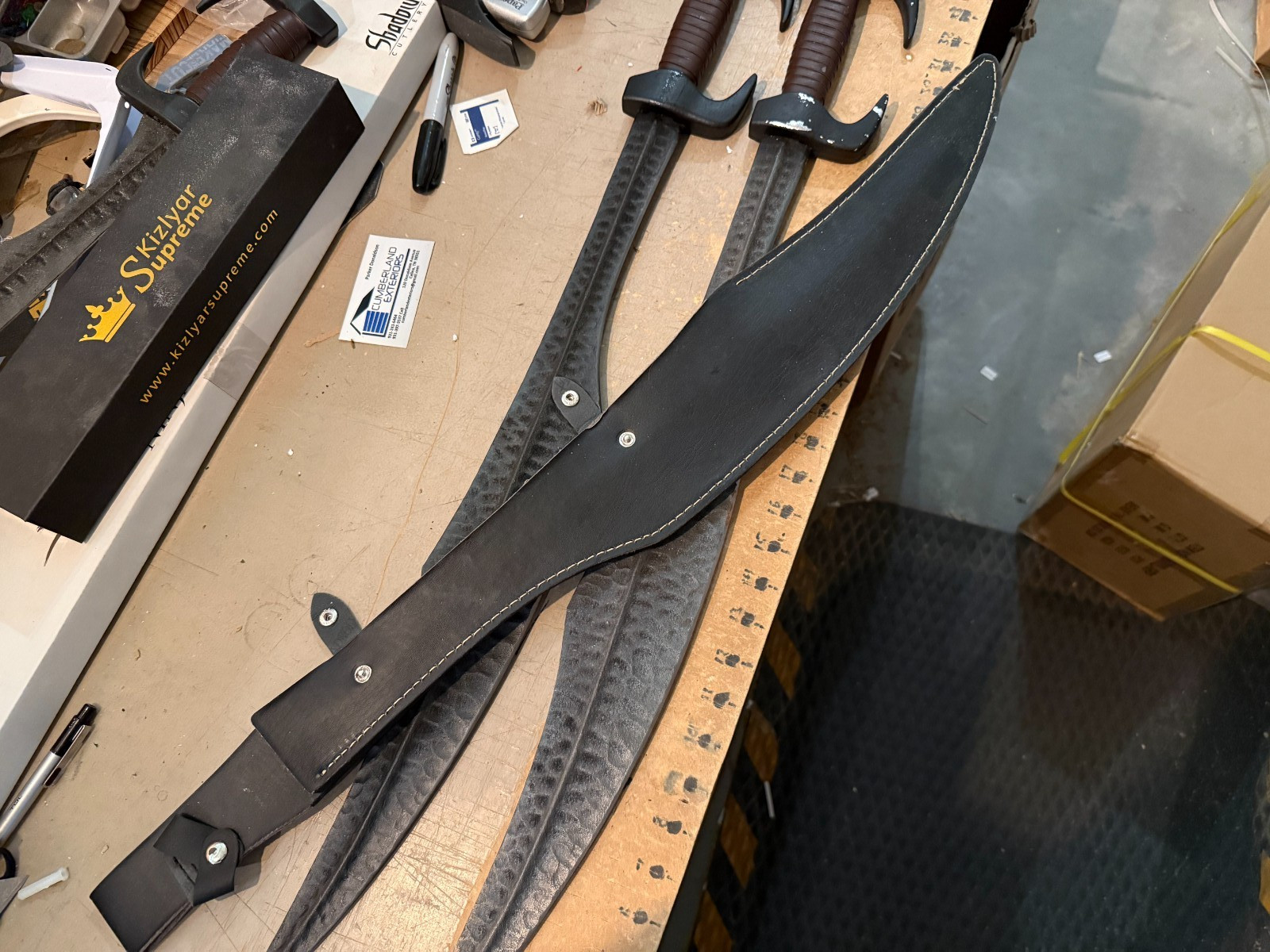 King Leonidas Sword of Sparta (set of 2) Full Tang Spartan Sword Steel Seconds