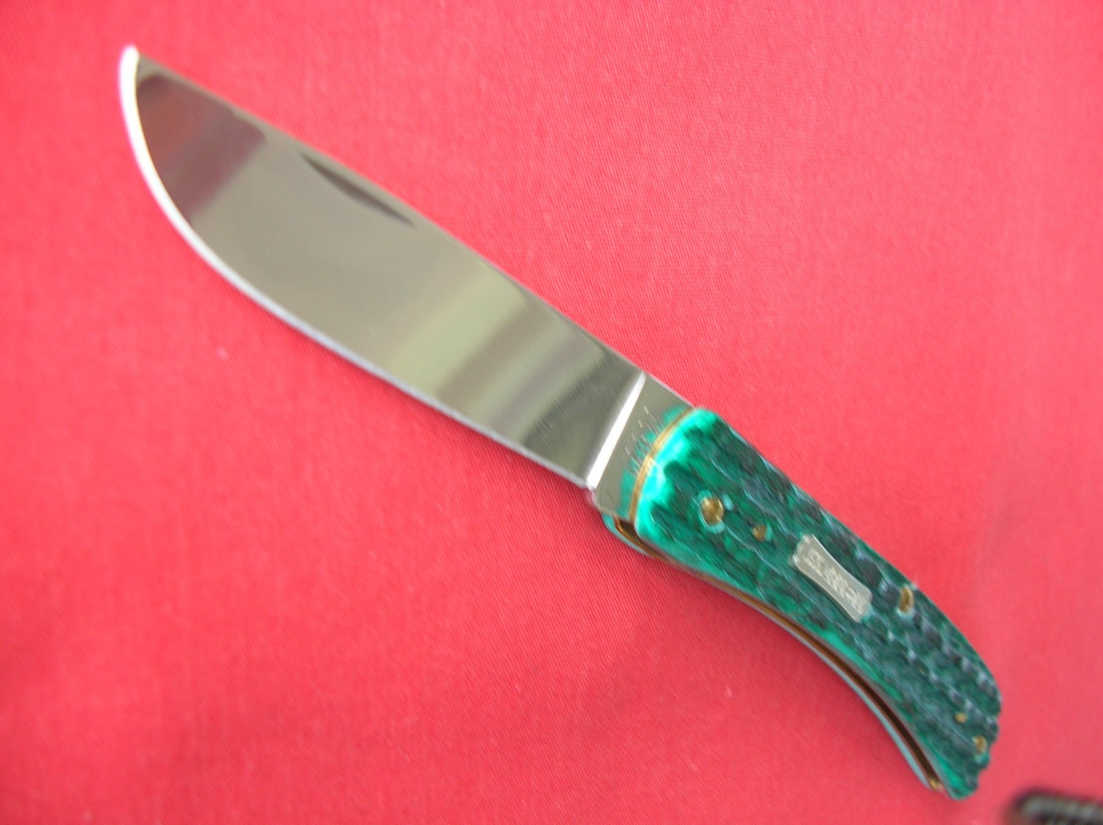 CASE XX SODBUSTER JR. JADE KINFOLK JIG BONE HANDLES 2022 KNIFE 1