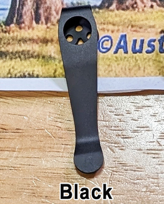 Titanium Deep Carry Pocket Clip For Spyderco Para 2, Para 3, Manix, 🔥USA Seller