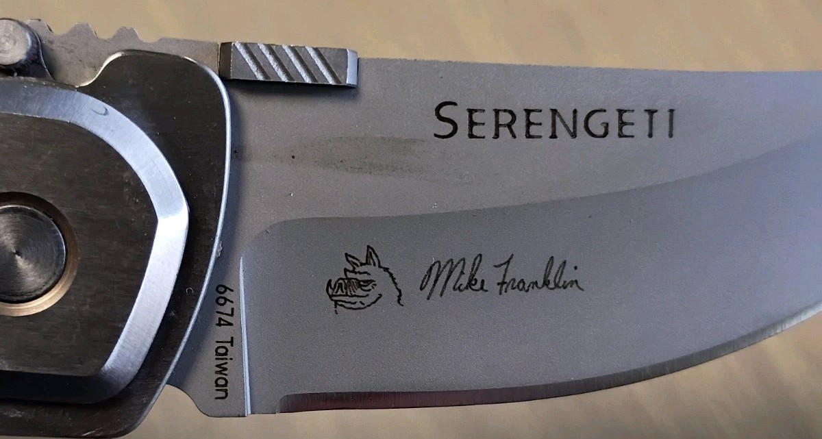 CRKT Serengeti folding knife with two detachable blades 6674 Mike Franklin