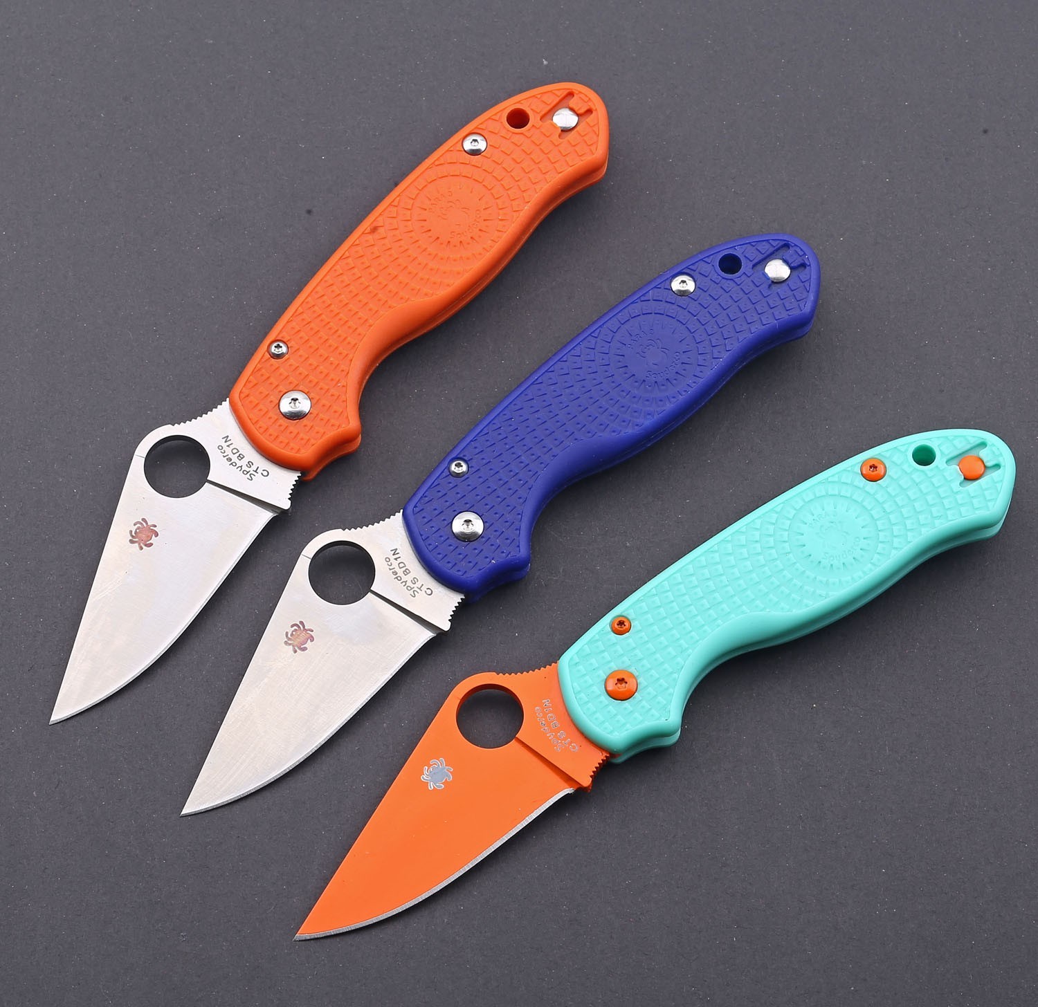 Orange Pocket Knife Folding Blade Pocket Knives Hunting Camping Edc Tool Nylon