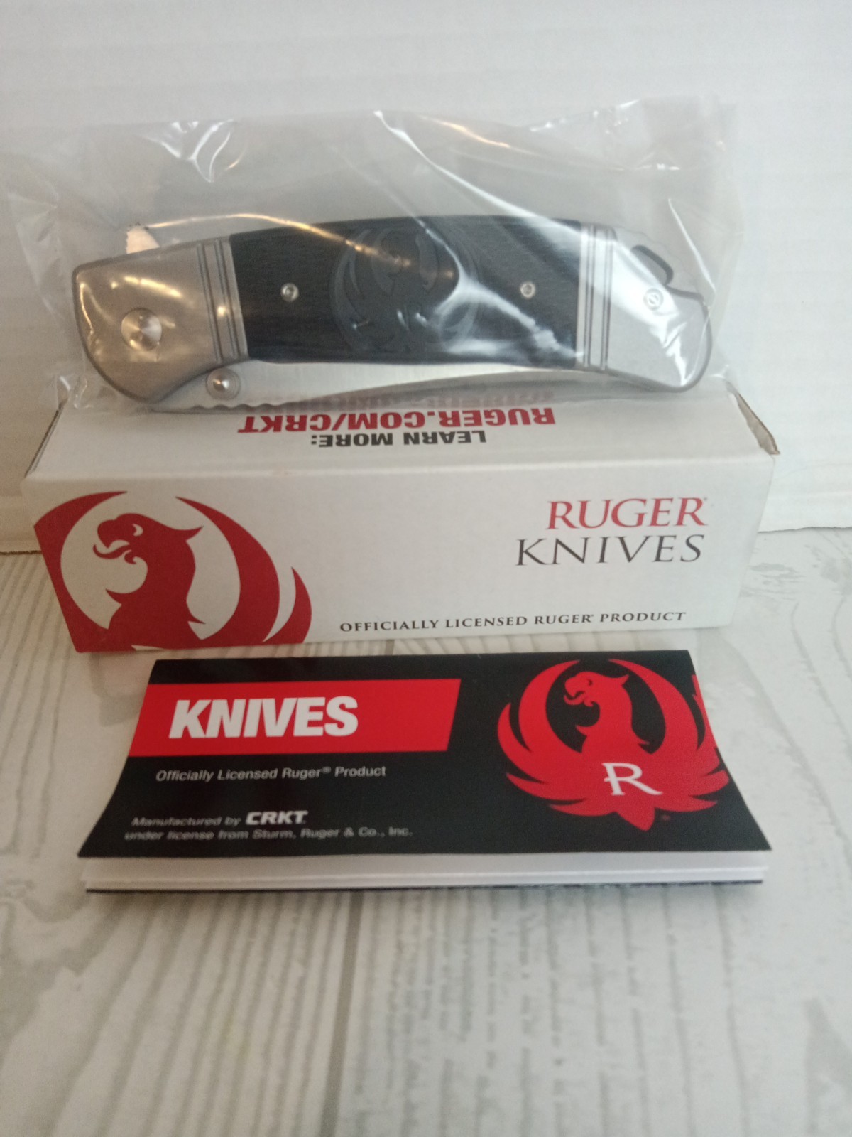 CRKT Ruger Hollow-Point +P Folding Pocket Knife Model #R2301 NIB
