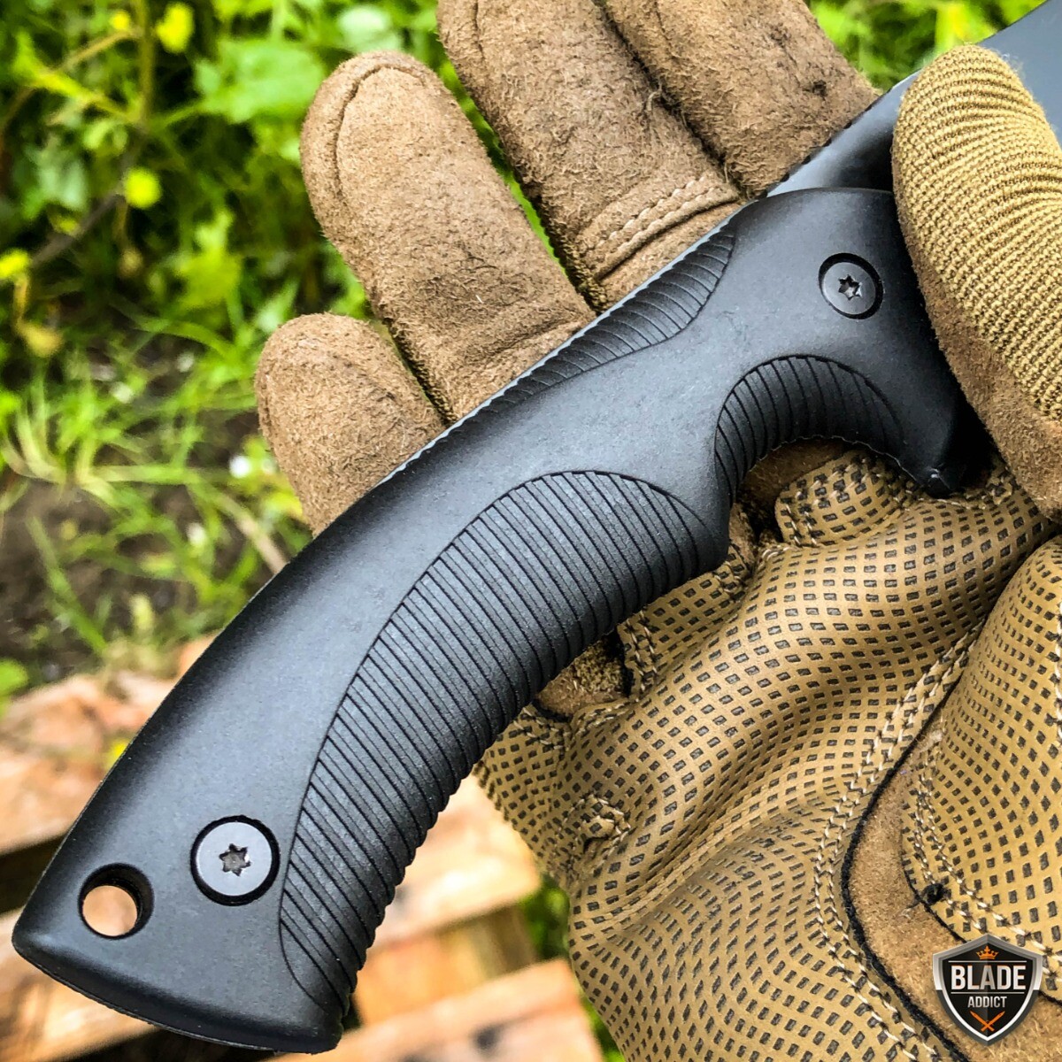 9″ Military Tactical FIXED BLADE Survival Hunting Combat KNIFE w/ Kydex Sheath