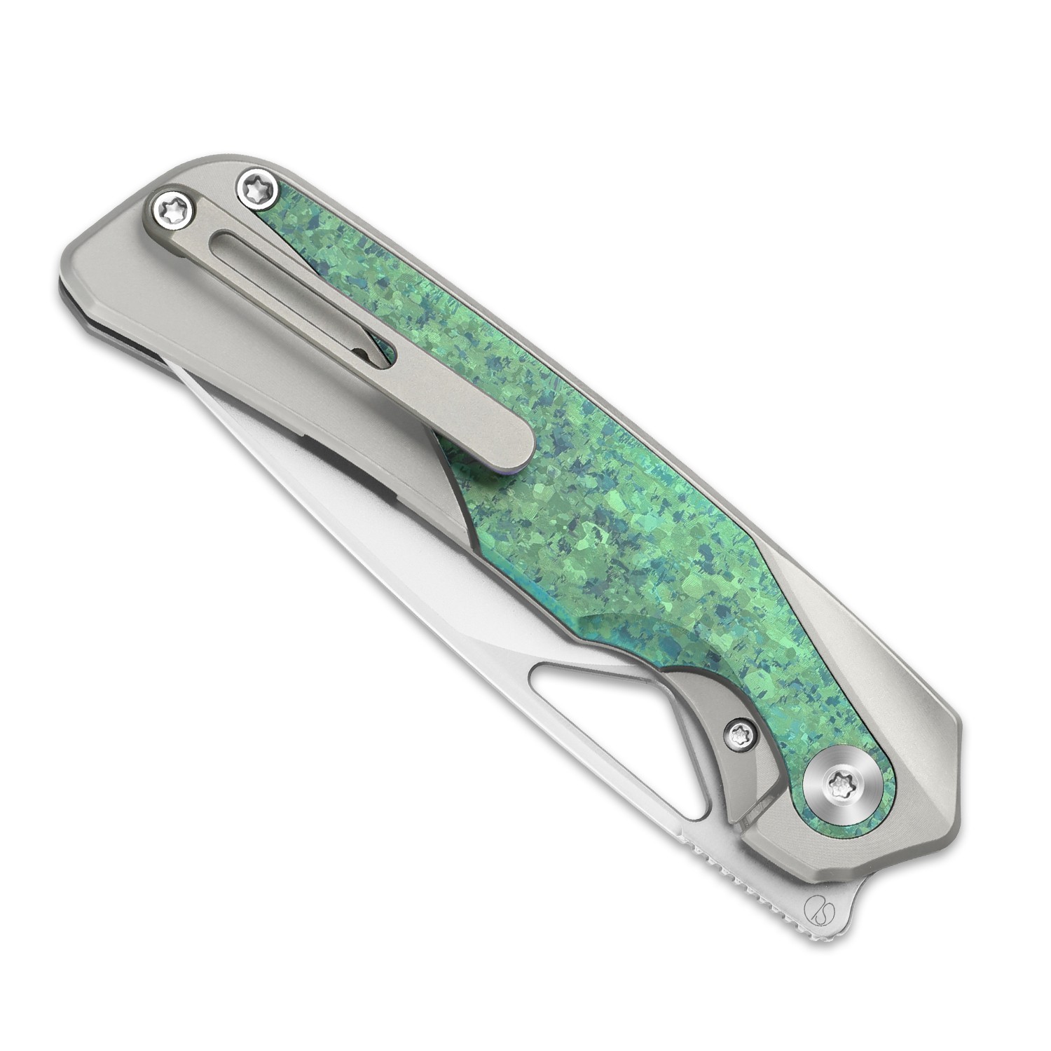 Kizer Topsail EDC Folding Pocket Knife M390 Blade Titanium Handle Ki3735A4