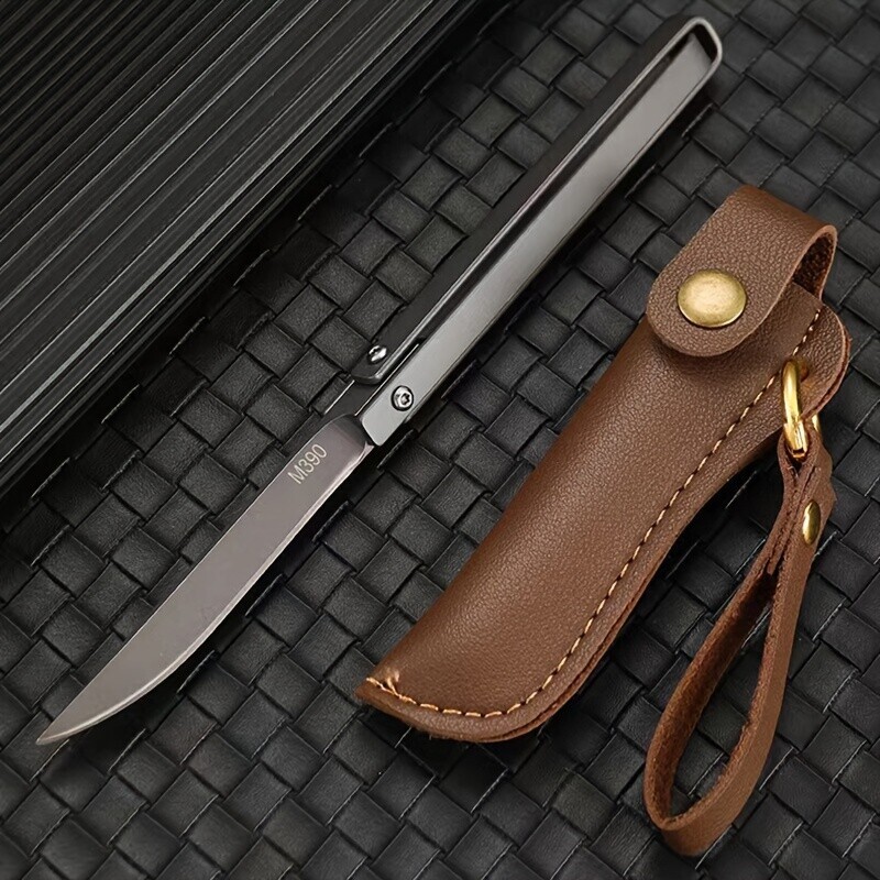 7.5 Inch M390 Blade Mini Knife Stainless Steel Outdoor Camping Folding Tools USA