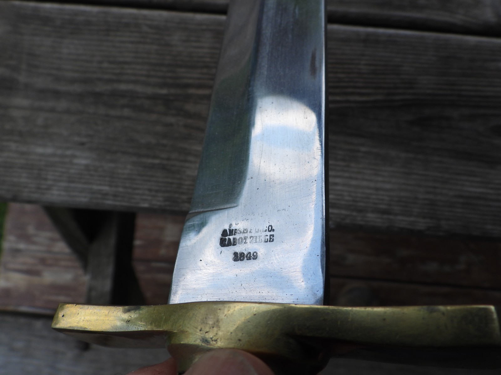 Model 1849 Rifleman’s Knife By Ames Mfg. Co. Older India Reproduction