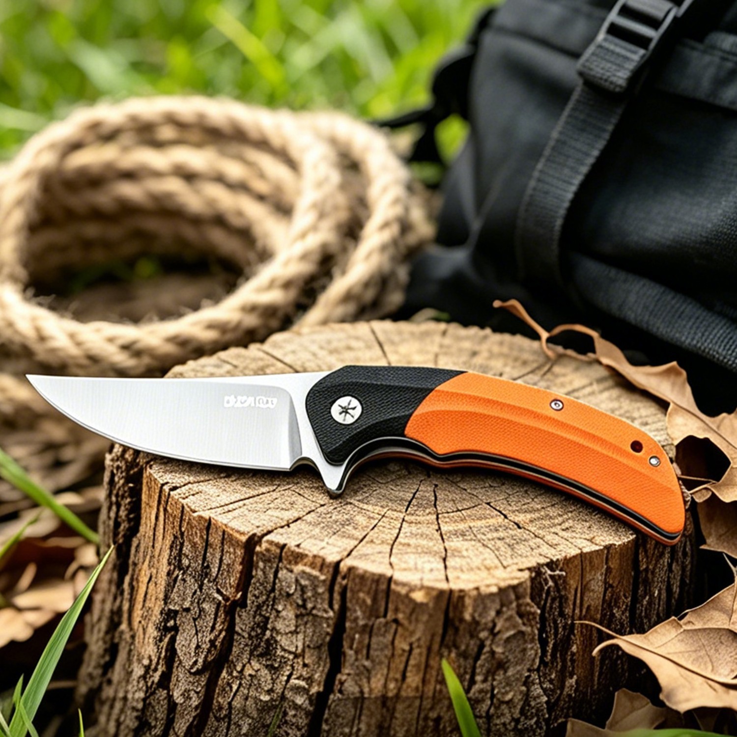 Folding Pocket Knife with Clip G10 Handle 8Cr Blade Liner Lock EDC Knife