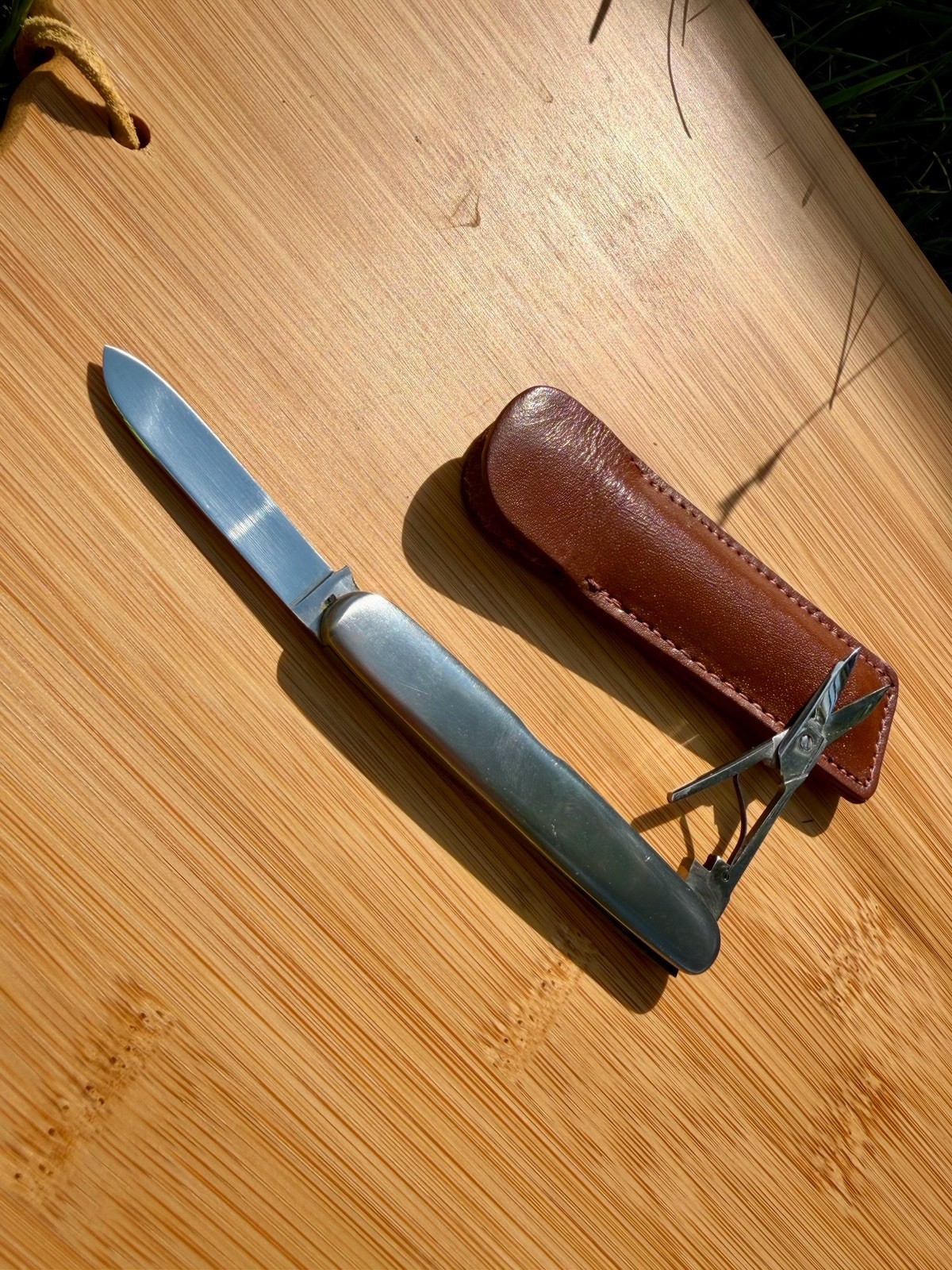 Vintage Case XX Stainless Pocket Knife Engraved “United States Steel” W/ Sheath