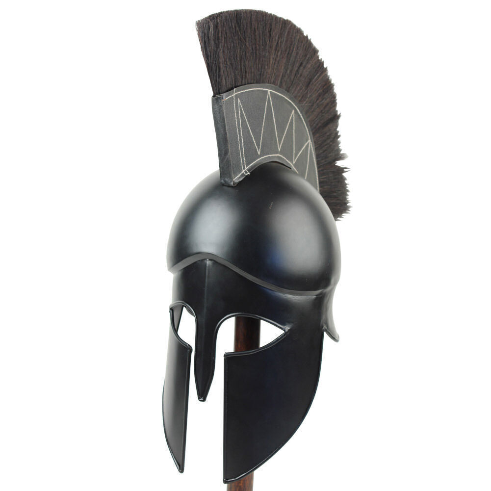 Medieval Dark Legionnaire Greek Corinthian Helmet Armor