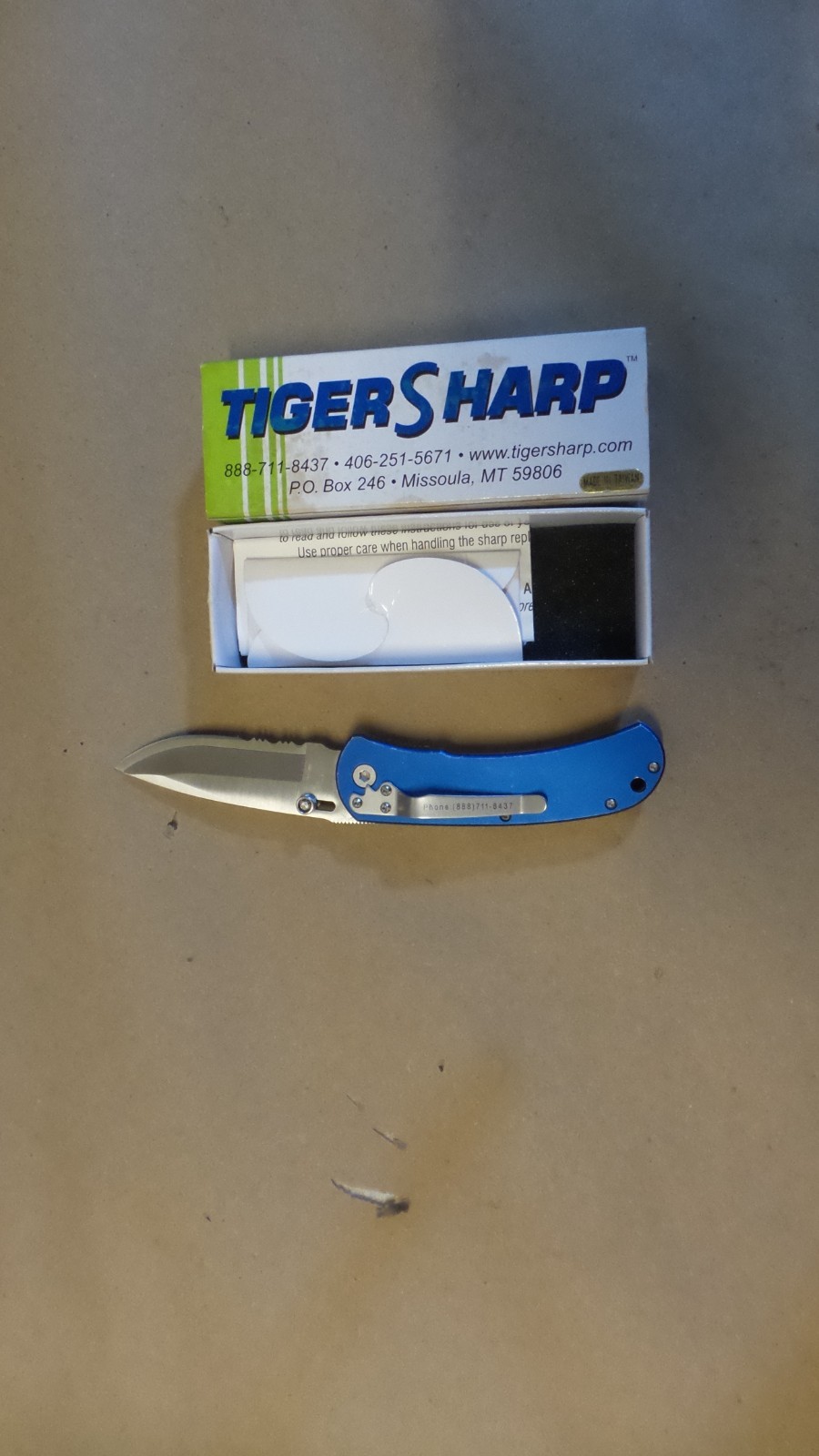 CRKT, Boker Magnum, Tiger Sharp and other pocket knives