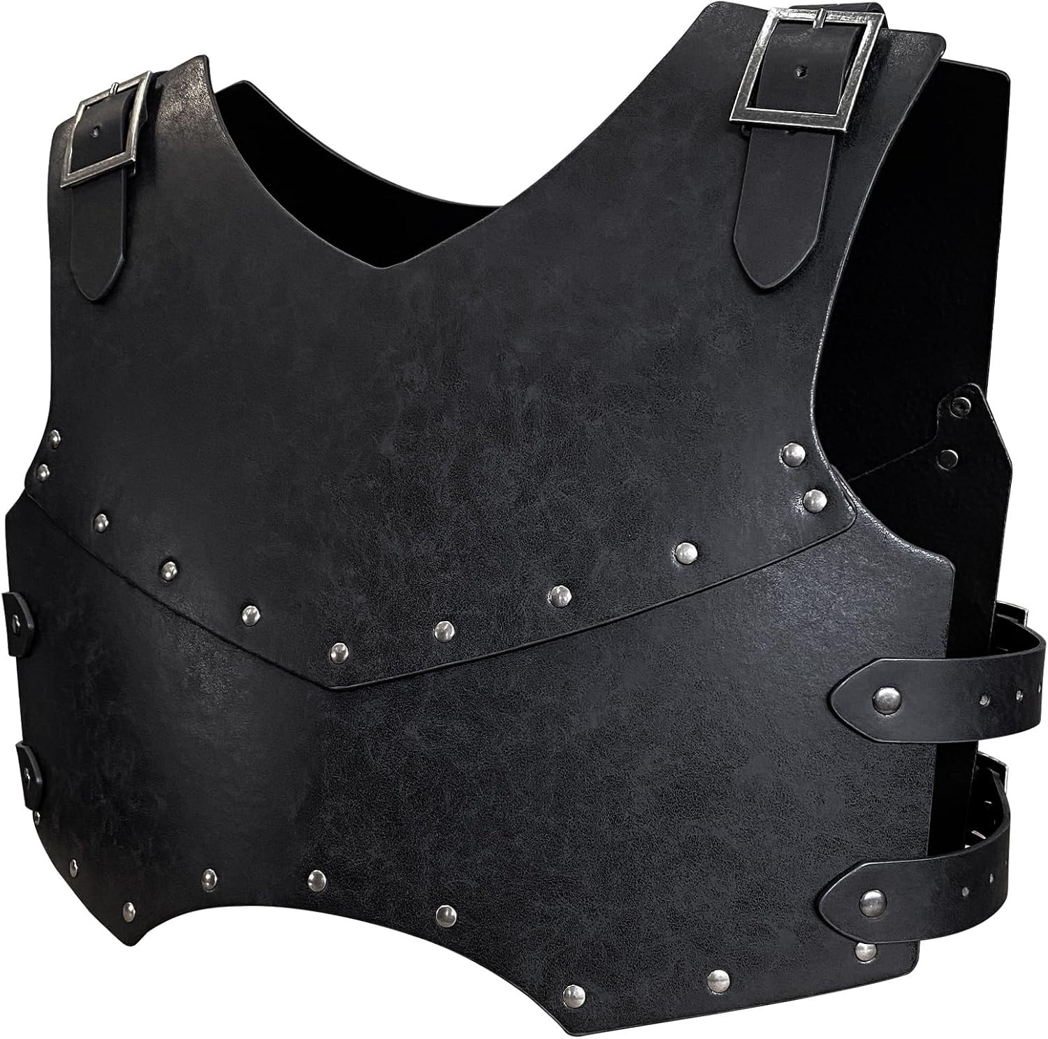 Medieval Faux Leather Chest Armor Body Armor for LARP Renaissance Cosplay