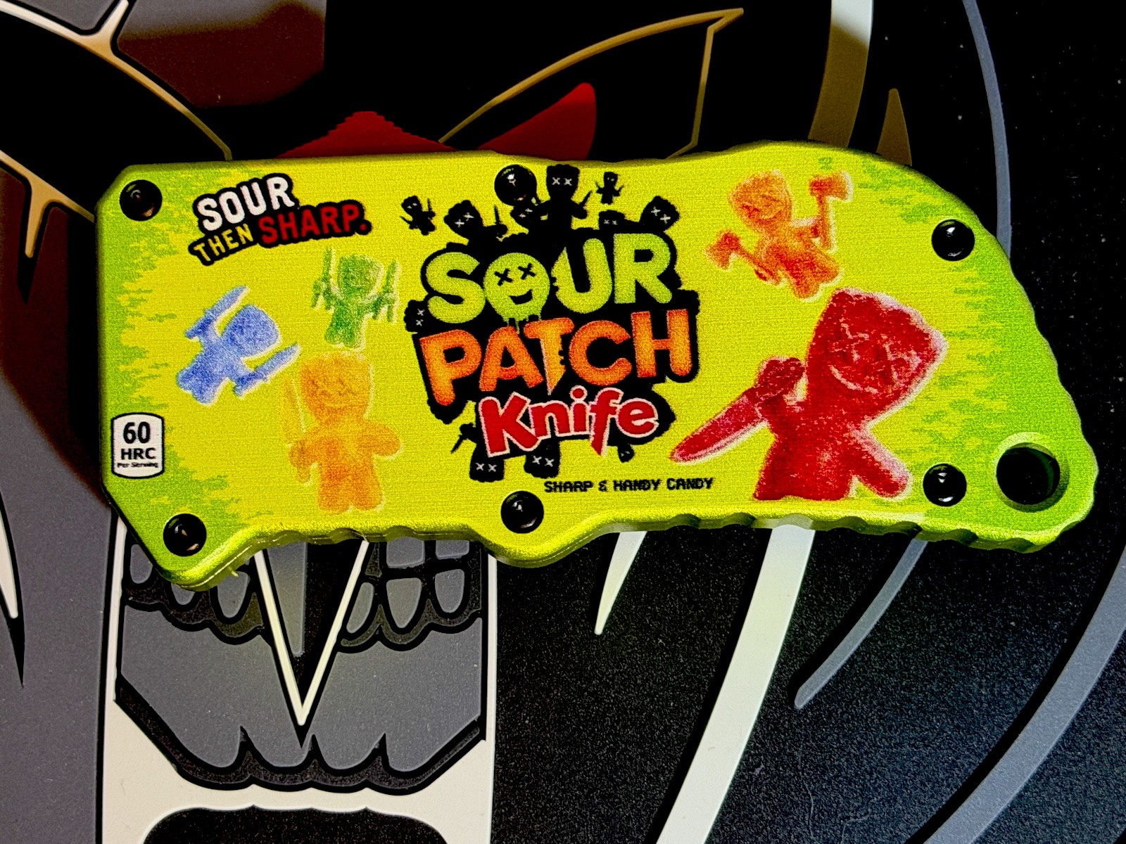 Vault Case Company Knife Zoid Sour Patch Green Aluminum Pocketknife Steel