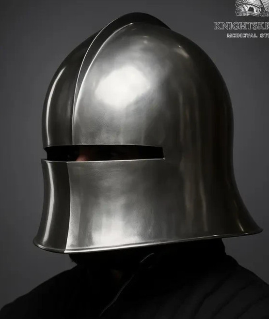 Medieval Steel Knight German Sallet Helmet Warrior Gothic Helmet-Larp, Cosplay