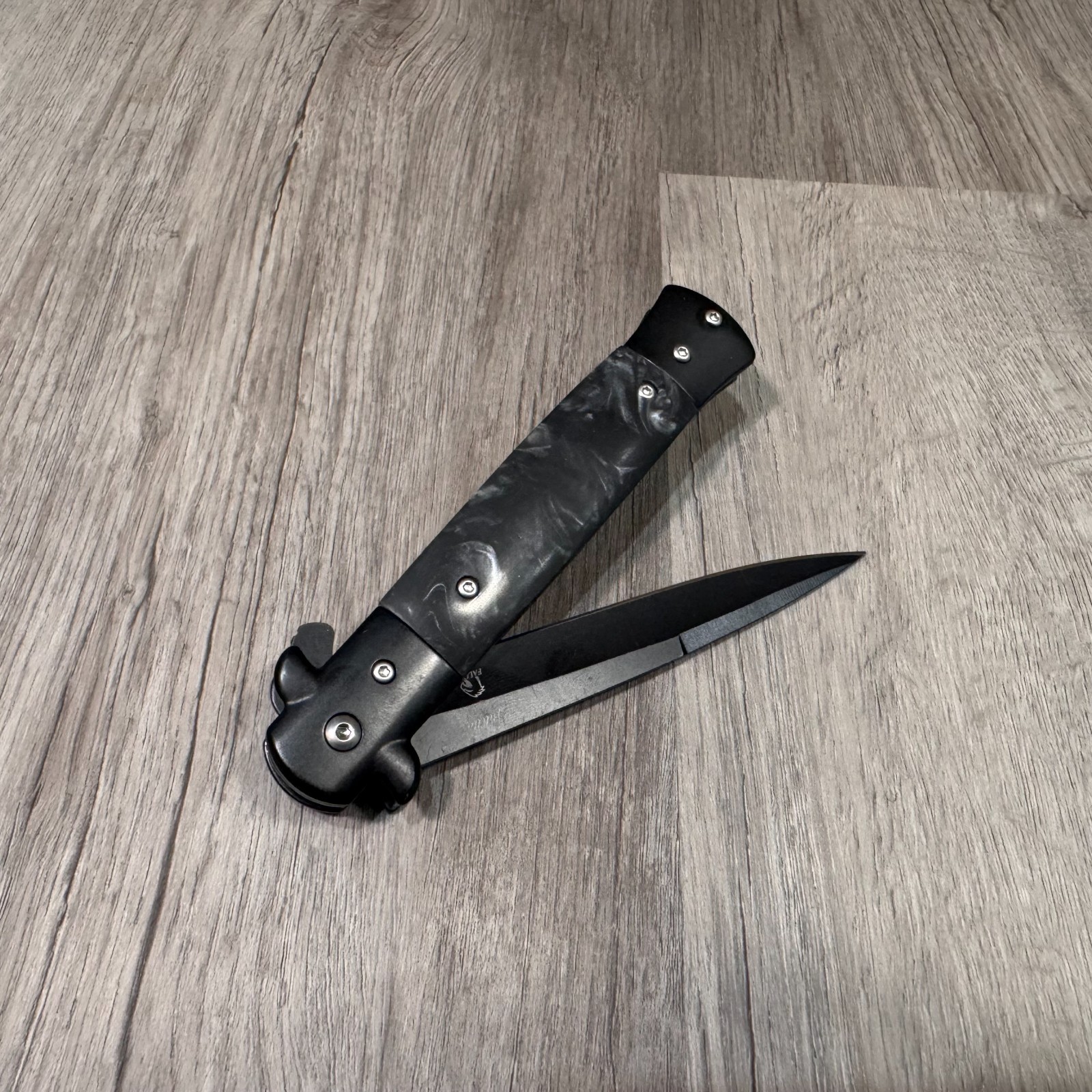 9″ Tactical Spring Assisted Open Balde Folding EDC Pocket Knife