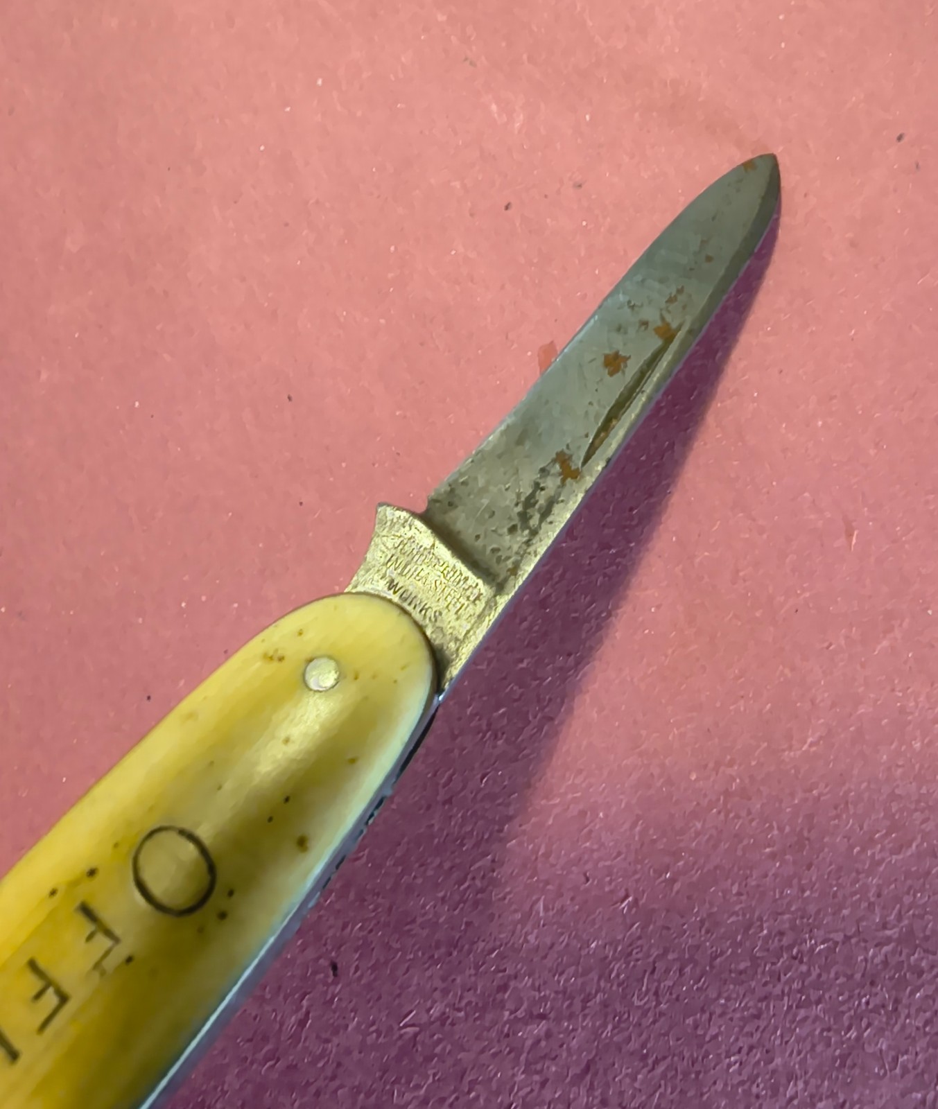 Antique John Primble India Steel Works No. 5600 Office Knife