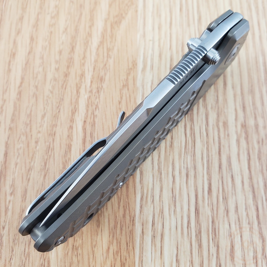 MKM-Maniago Knife Makers Folding 3.23″ BÖHLER M390 Steel Blade Titanium Handles
