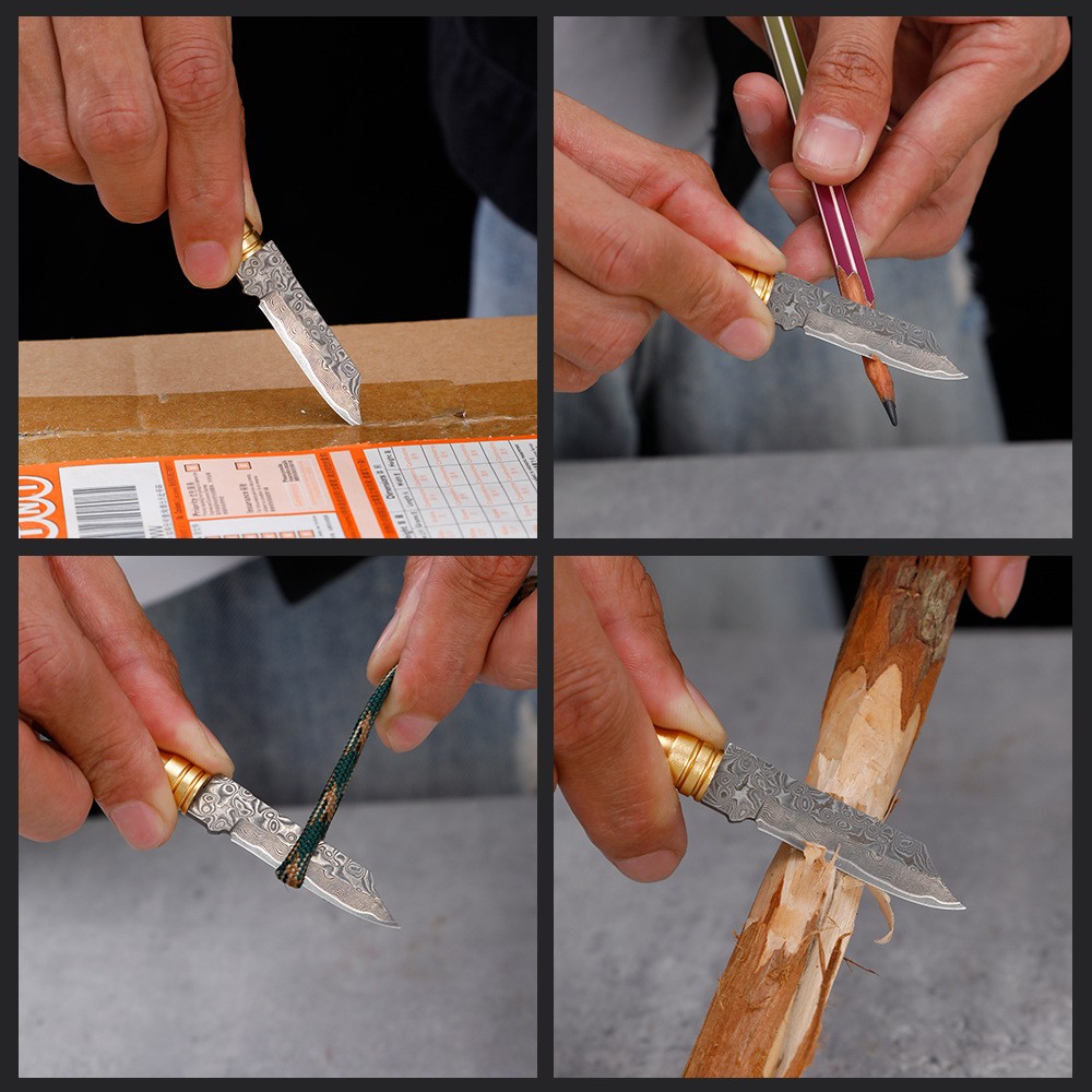 Foldable Pocket Knife for Men, Survival Knife, Hiking Cutting Tool, Camping Tool