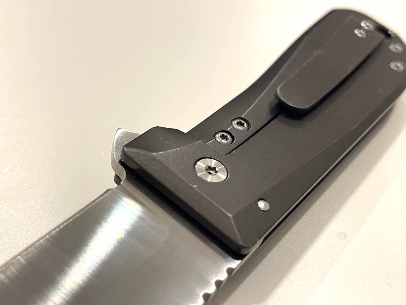 WESN 04 Allman Folding Knife CPM S35VN Blade Titanium Handle