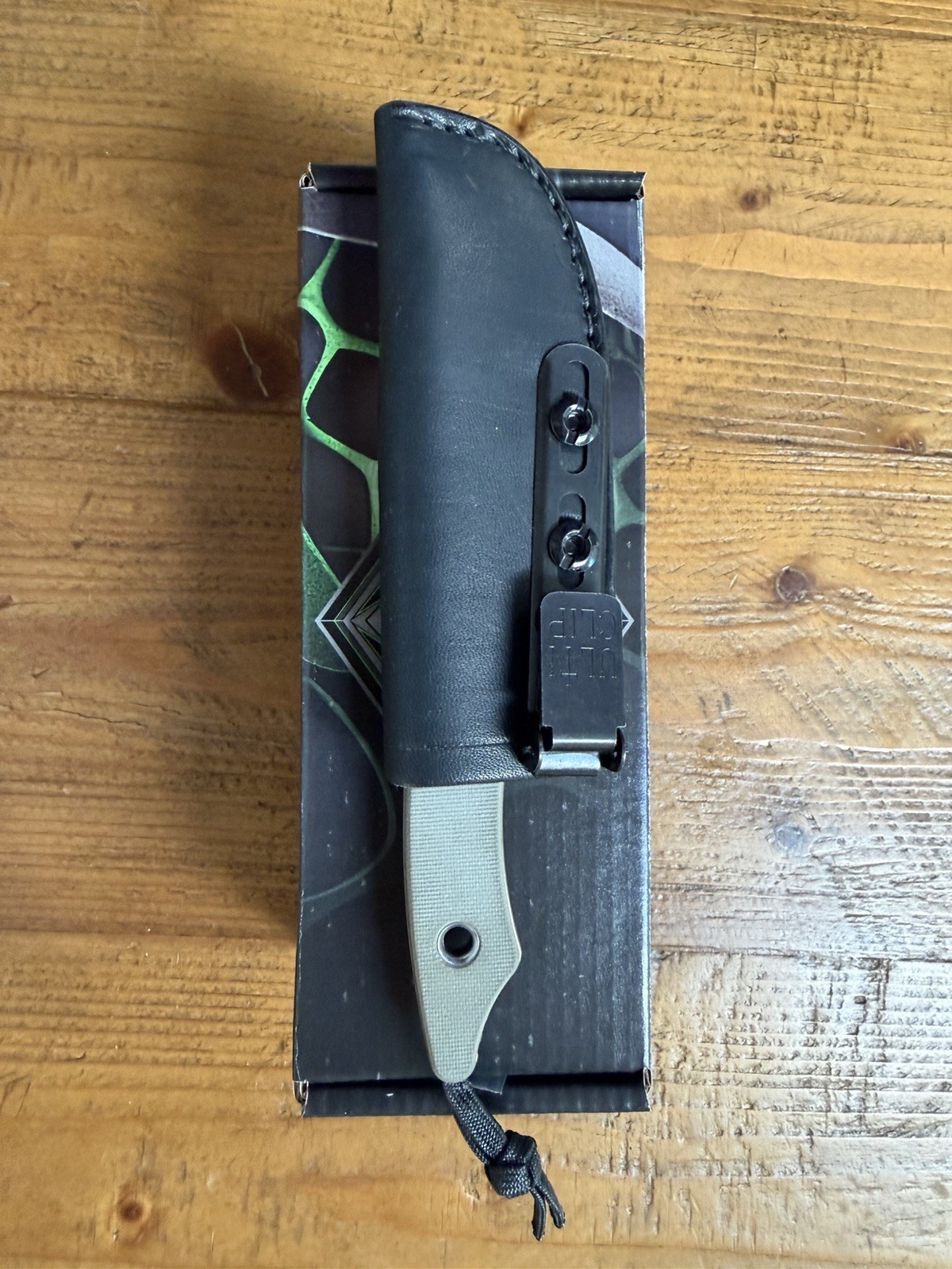 Heretic Kobold BOWIE BRONZE OD GREEN G10! BNIB!