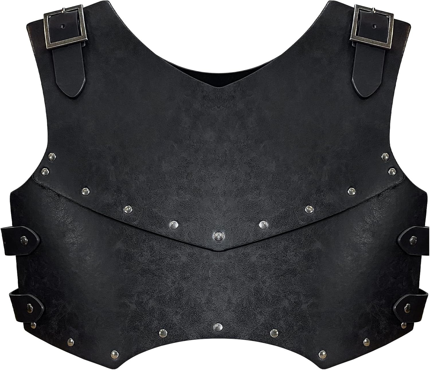 Medieval Faux Leather Chest Armor Body Armor for LARP Renaissance Cosplay