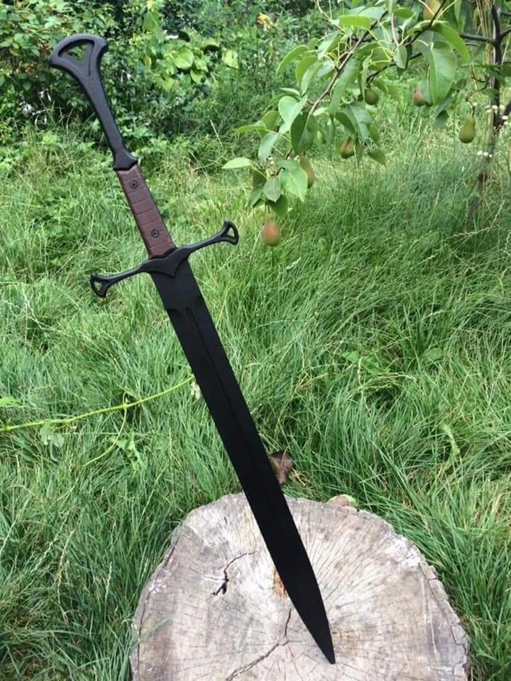 Hand Forged G-10 Micarta Handle Sword Sharp Battle Ready Medieval with Sheath
