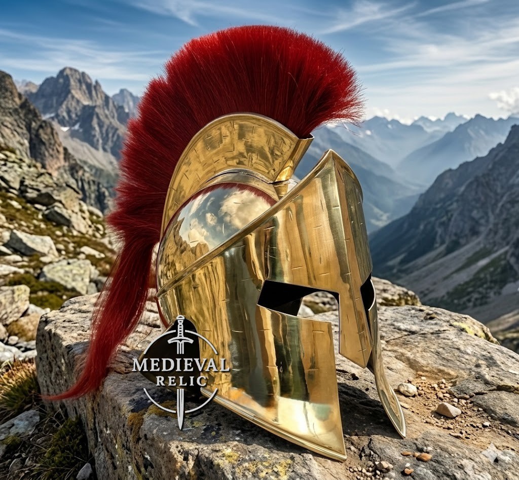 300 Spartan King Leonidas Helmet Medieval Greek Warrior Helmet for Movie LARP