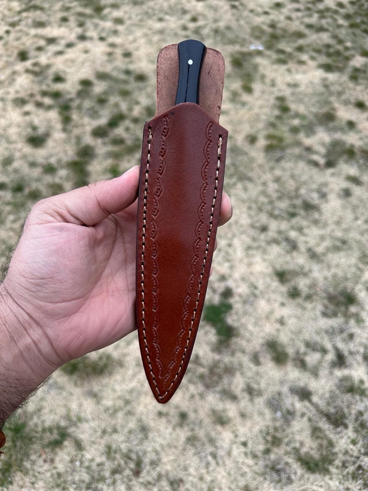 Best Boot Knife Carbon Steel Fixed Double Edged Blade Full Tang Ideal Outdoor
