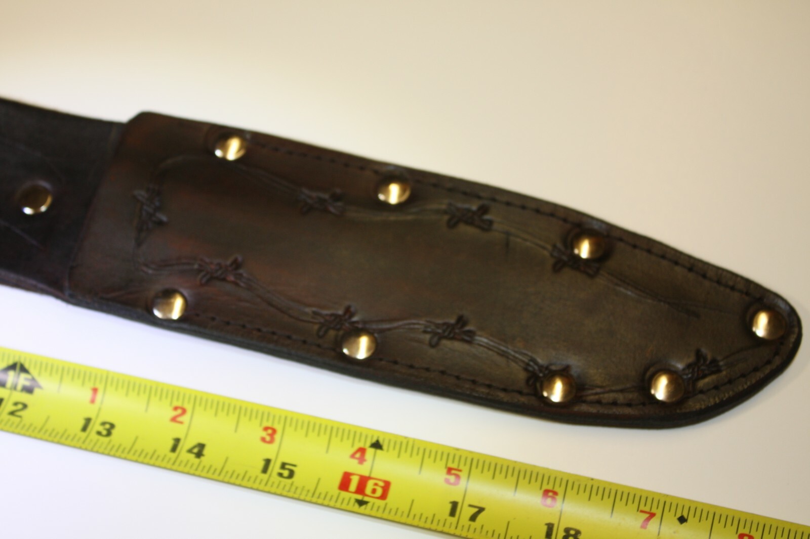 Custom Leather { KABAR 1217 } Knife Sheath-USA MADE