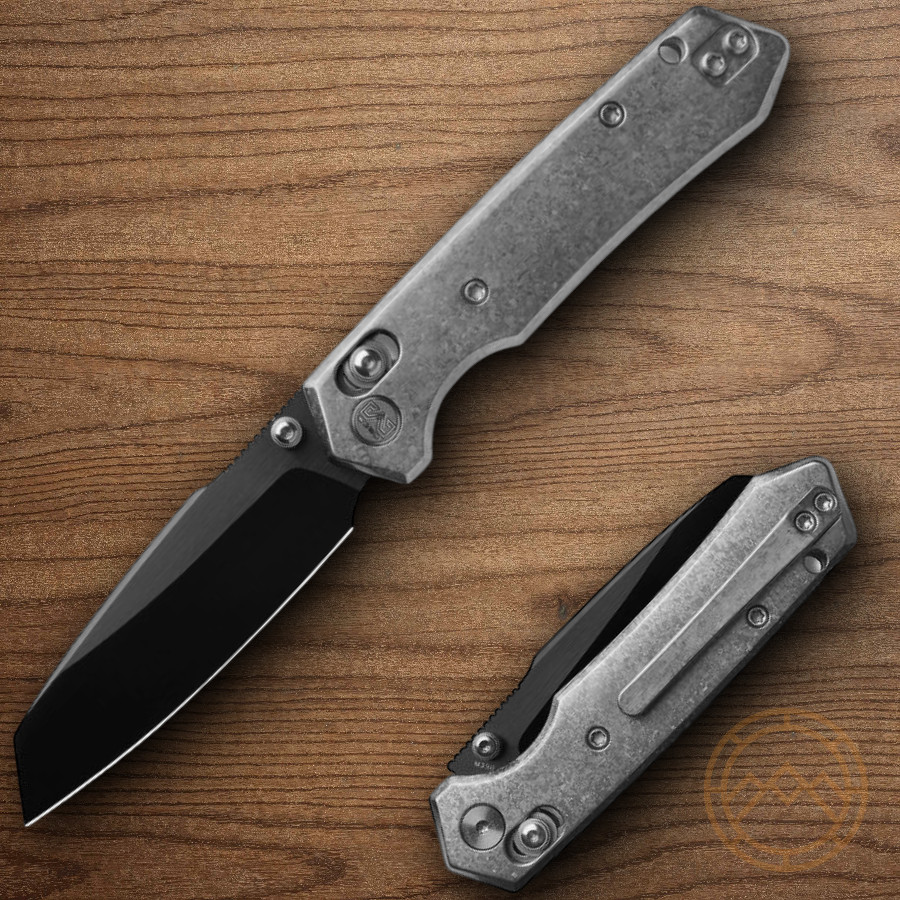 Miguron Knives Vatso Folding Knife 3″ Bohler M390 Steel Blade Titanium Handle